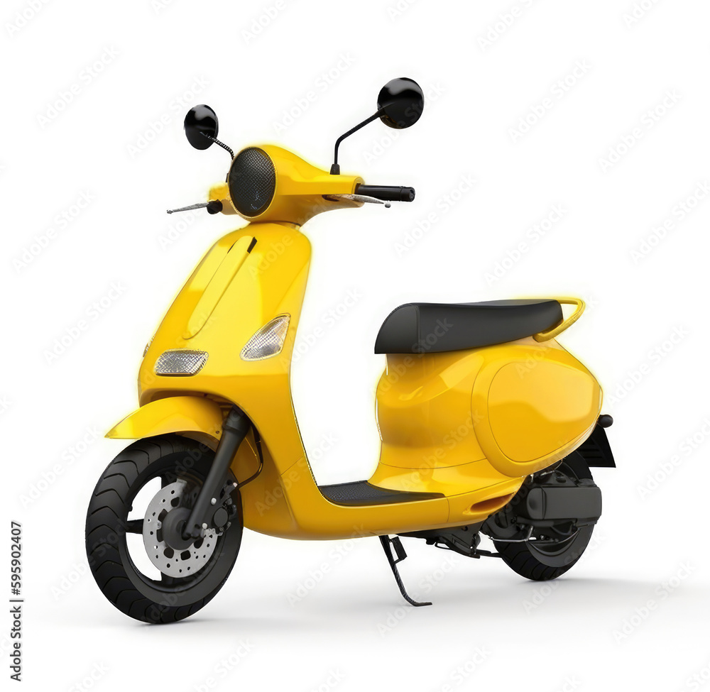 Electric scooter - yellow