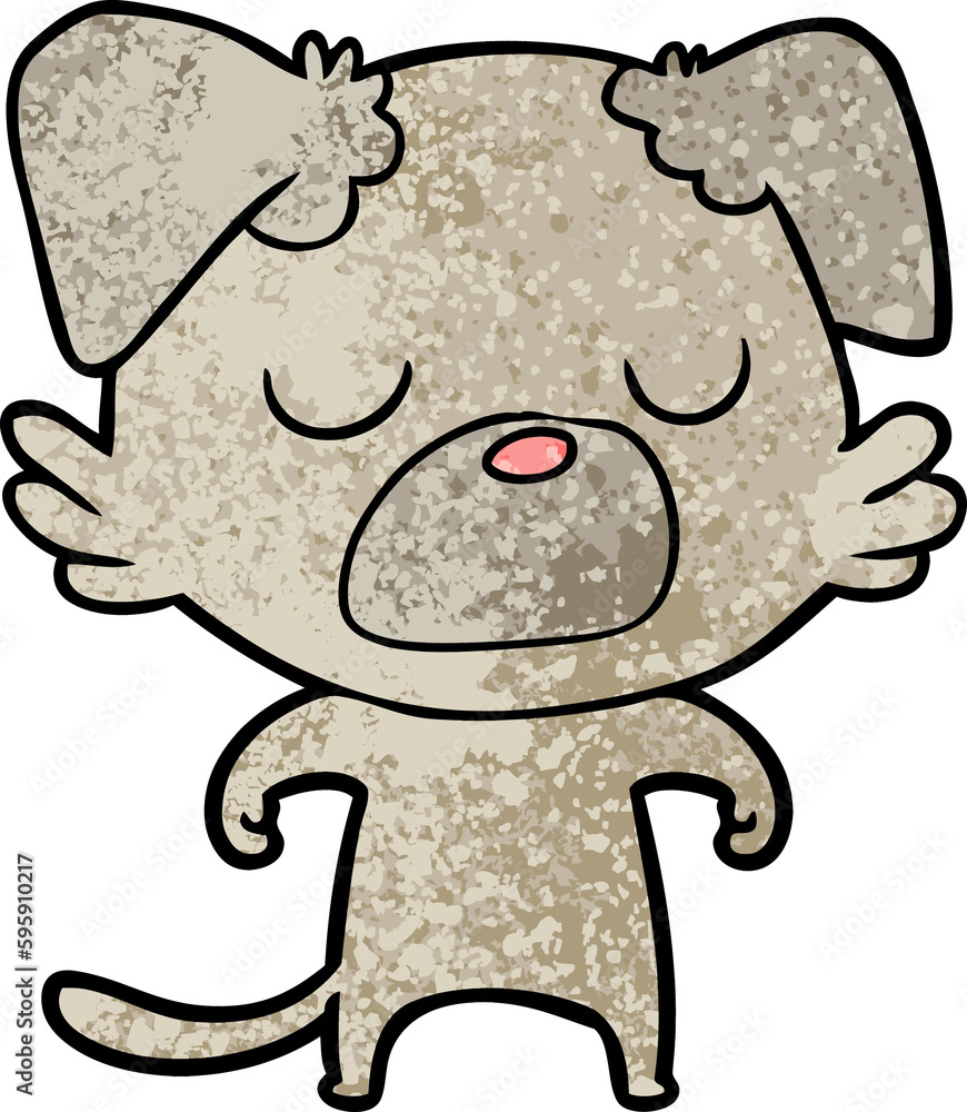 Obraz premium cartoon dog