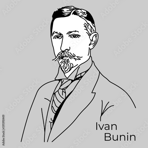 Ivan Bunin was a Russian writer, poet, and translator. The last pre-revolutionary Russian classic and the first Russian Nobel laureate in literature. Vector