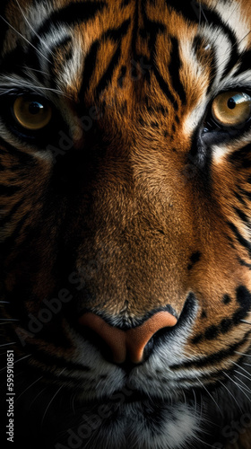 portrait of a tiger