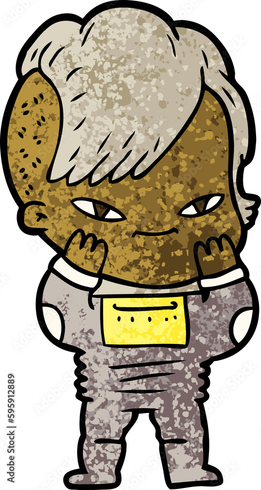 cute cartoon girl with hipster haircut cute cartoon girl with hipster haircut