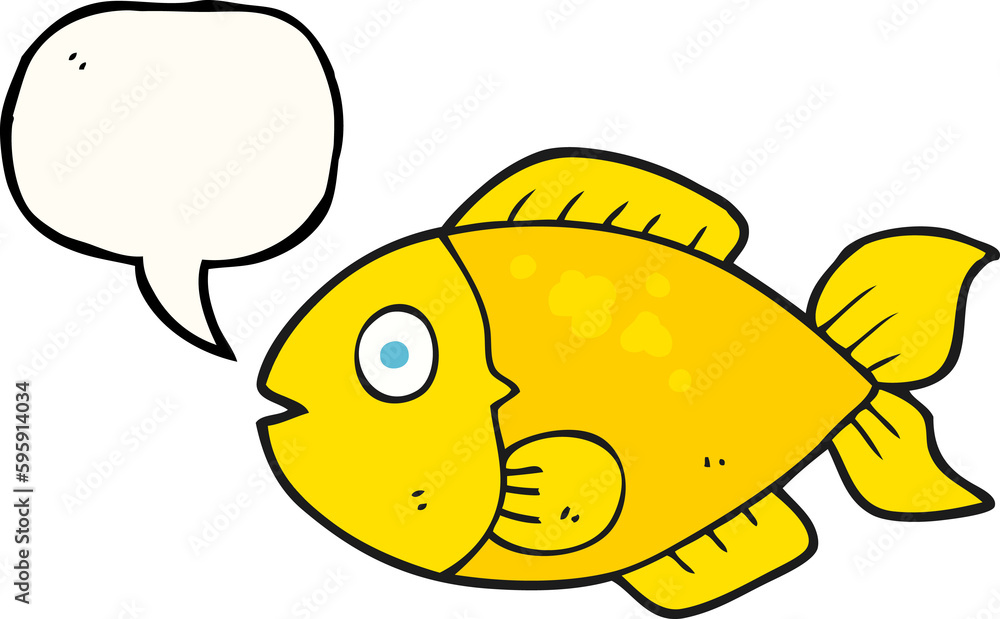 freehand drawn speech bubble cartoon fish freehand drawn speech bubble cartoon fish