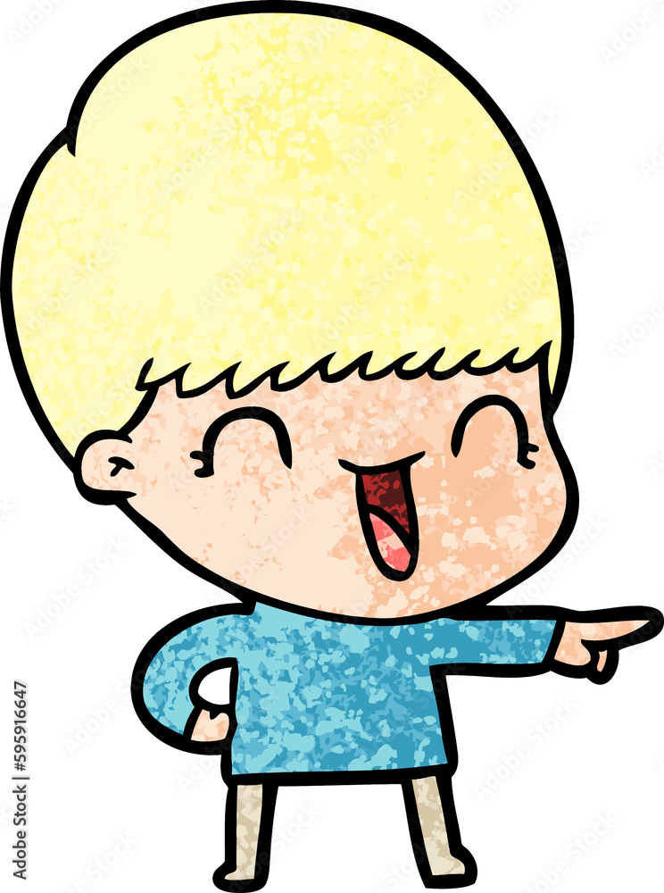 happy cartoon boy happy cartoon boy