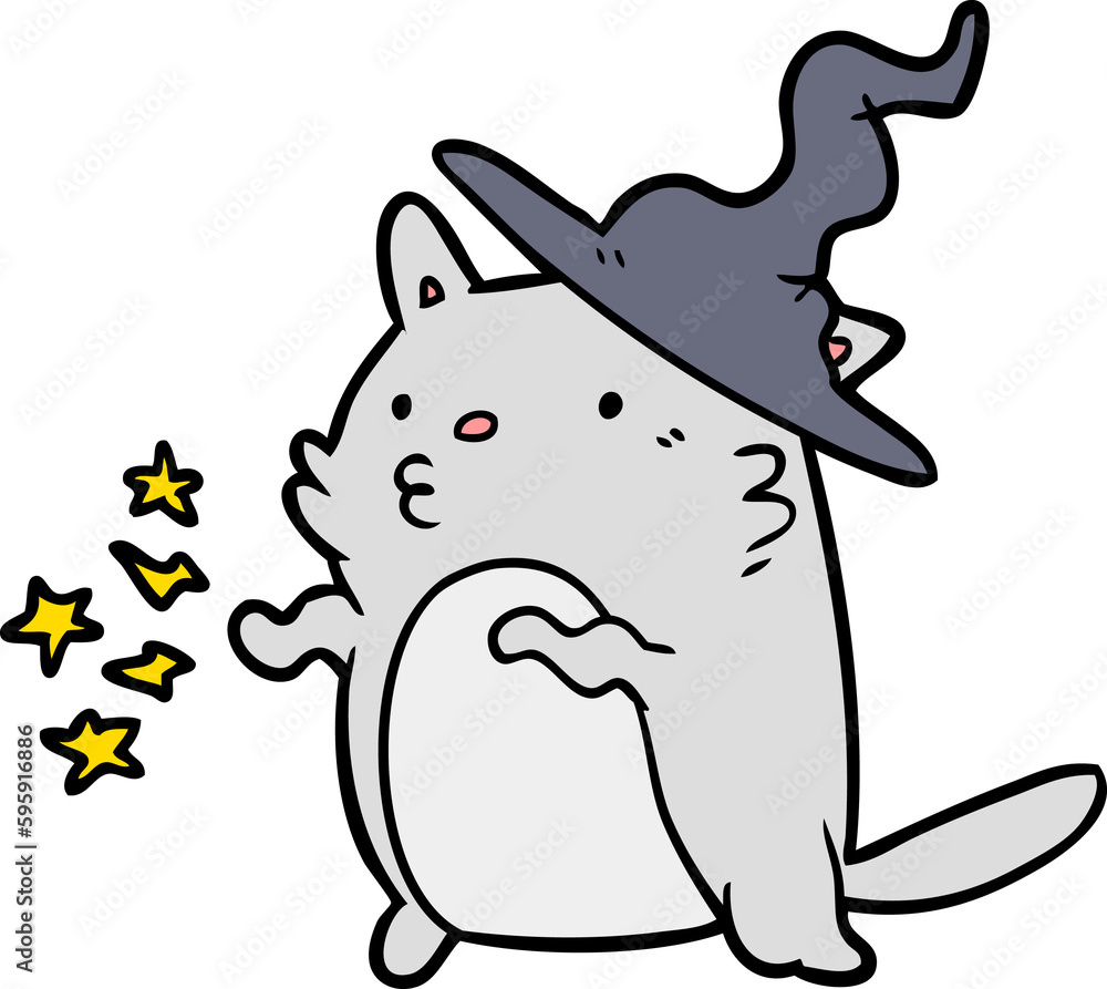 magical amazing cartoon cat wizard magical amazing cartoon cat wizard