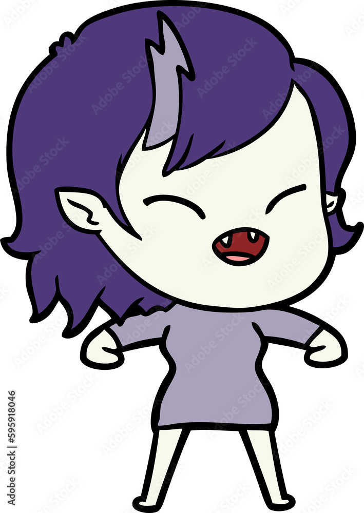 cartoon laughing vampire girl cartoon laughing vampire girl