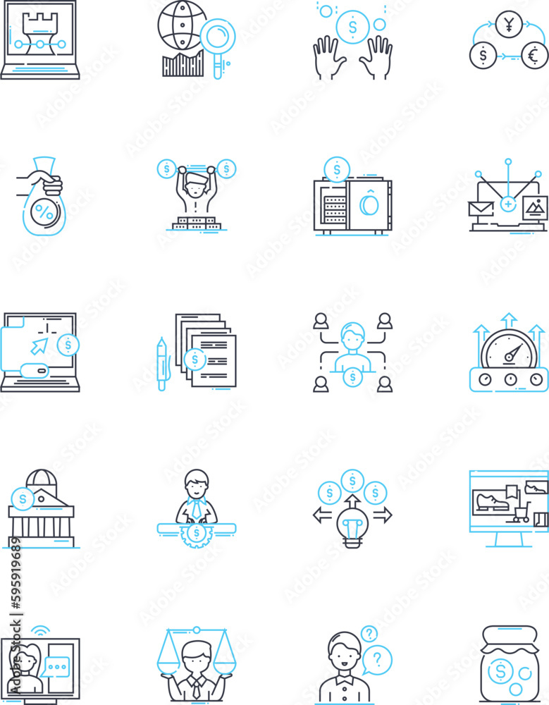 Dough linear icons set. Flour, Knead, Yeast, Rise, Baking, Mix, Stretch line vector and concept signs. Roll,Gluten,Elasticity outline illustrations Dough linear icons set. Flour, Knead, Yeast, Rise, Baking, Mix, Stretch line vector and concept signs. Roll,Gluten,Elasticity outline illustrations