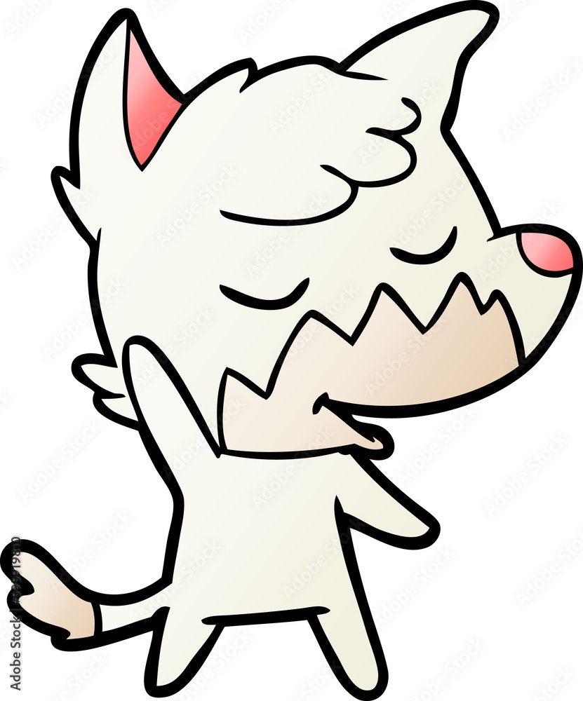 friendly cartoon fox friendly cartoon fox