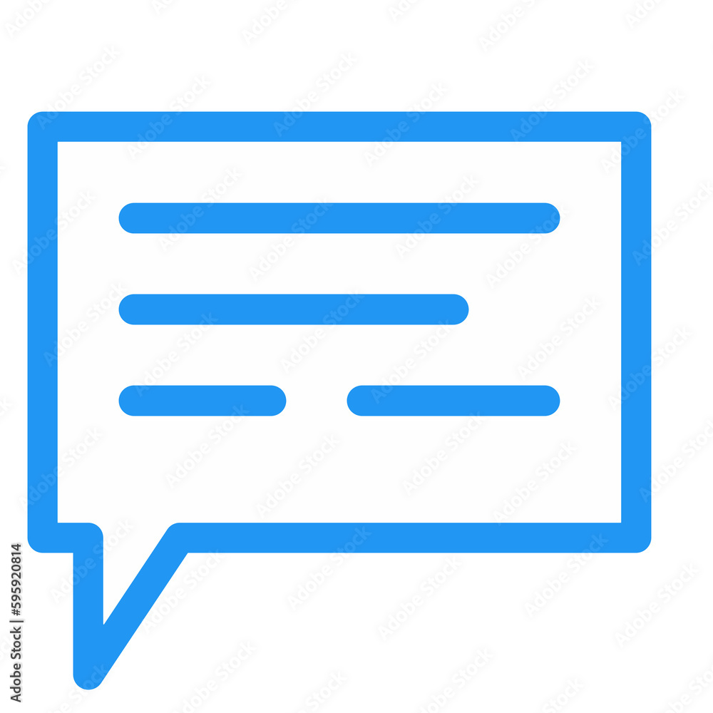 blue Talk bubble speech icon with blue outline colors blue Talk bubble speech icon with blue outline colors