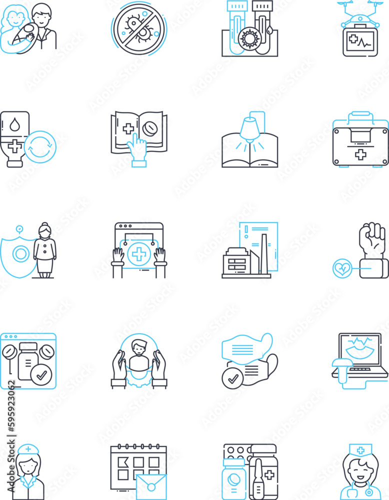 Epidemiology analysis linear icons set. Outbreak, Surveillance, Incidence, Prevalence, Risk, Exposure, Contagion line vector and concept signs. Mortality,Pandemic,Case-control outline illustrations Epidemiology analysis linear icons set. Outbreak, Surveillance, Incidence, Prevalence, Risk, Exposure, Contagion line vector and concept signs. Mortality,Pandemic,Case-control outline illustrations