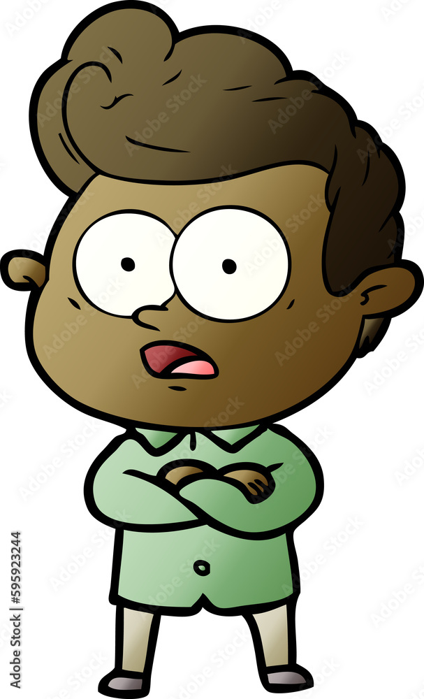 cartoon staring man cartoon staring man