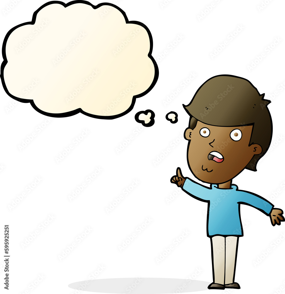 cartoon man asking question with thought bubble cartoon man asking question with thought bubble