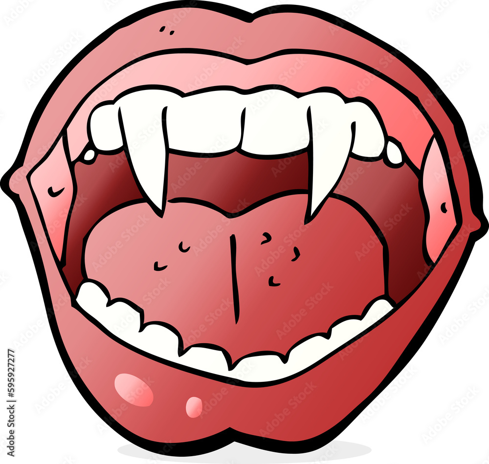 cartoon vampire mouth cartoon vampire mouth