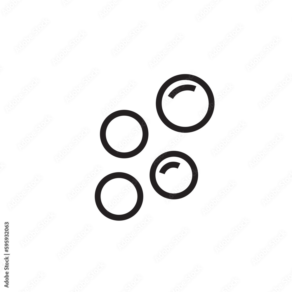 Bubbles Diving Gas Outline Icon Bubbles Diving Gas Outline Icon