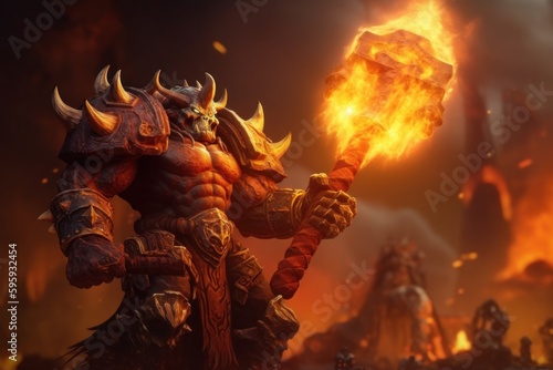 Ragnaros is a character from the massively popular online game, World of Warcraft. He is an elemental lord of fire and the final boss of the Molten Core raid, which was introduced in the game's first 