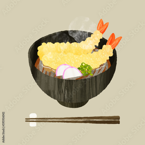海老天そば
