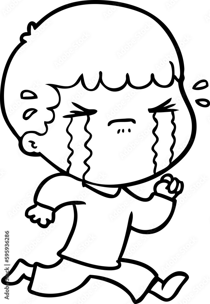cartoon man crying cartoon man crying