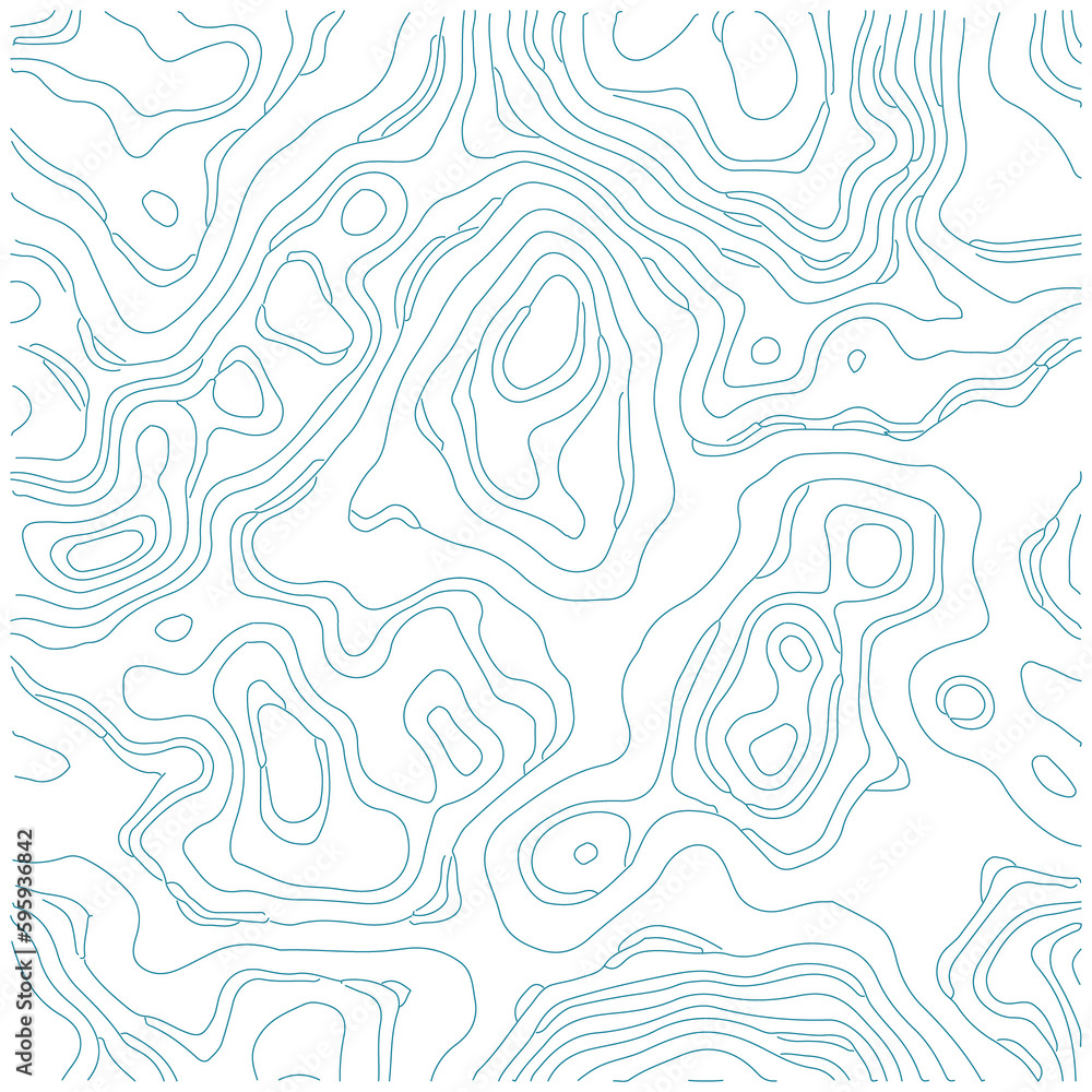 Topographic Line Pattern Topographic Line Pattern
