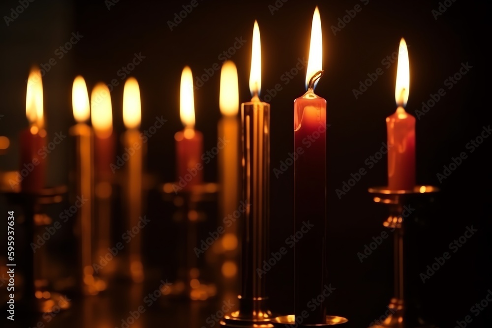 Candlestick chart for market investment trading. Generative AI Candlestick chart for market investment trading. Generative AI