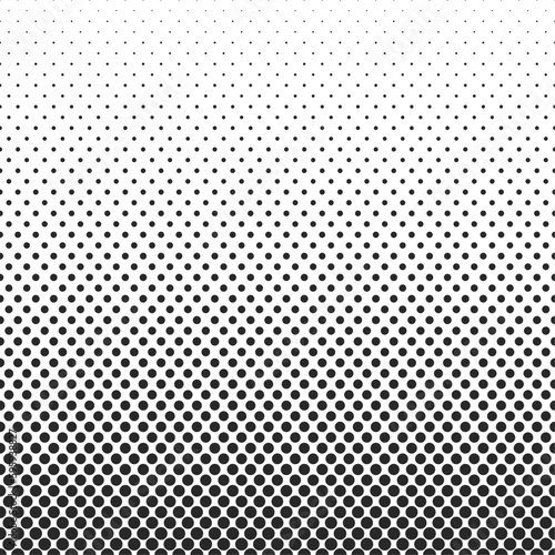 Vertical gradient halftone pattern. Dot background. Texture template. Vector illustration isolated.
