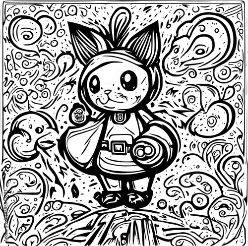 Cute Video Game Character