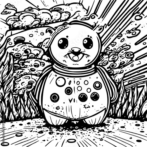 Cute Video Game Character