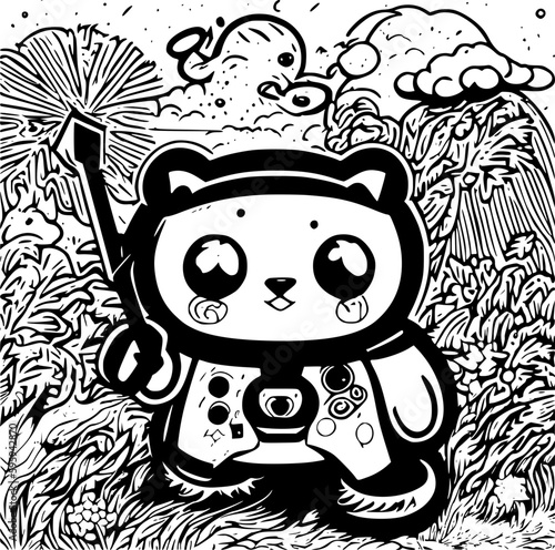 Cute Video Game Character