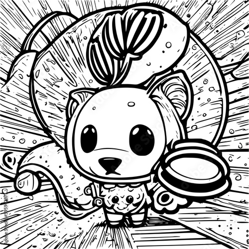 Cute Video Game Character