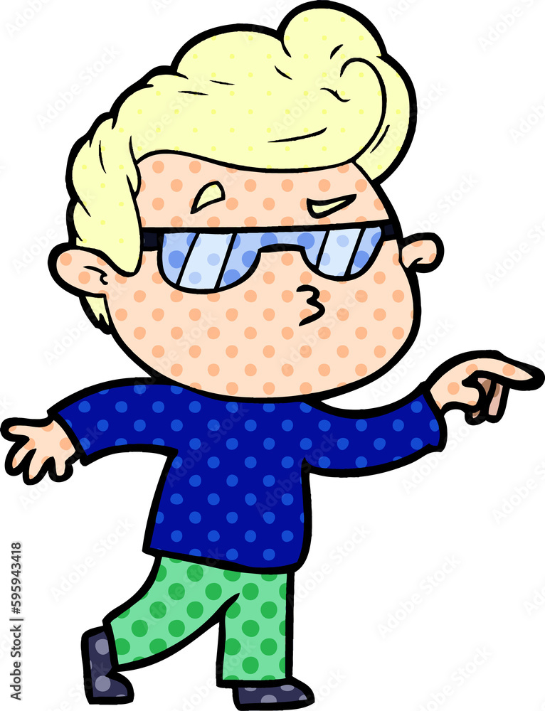 cartoon cool guy cartoon cool guy