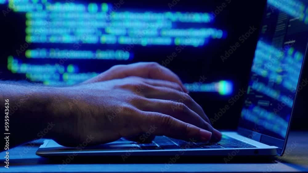 Man working with chat gpt bot AI online, connecting with AI and using a chat GPT. IT engineer software developer programmer interact with chat bot, making writing code.
