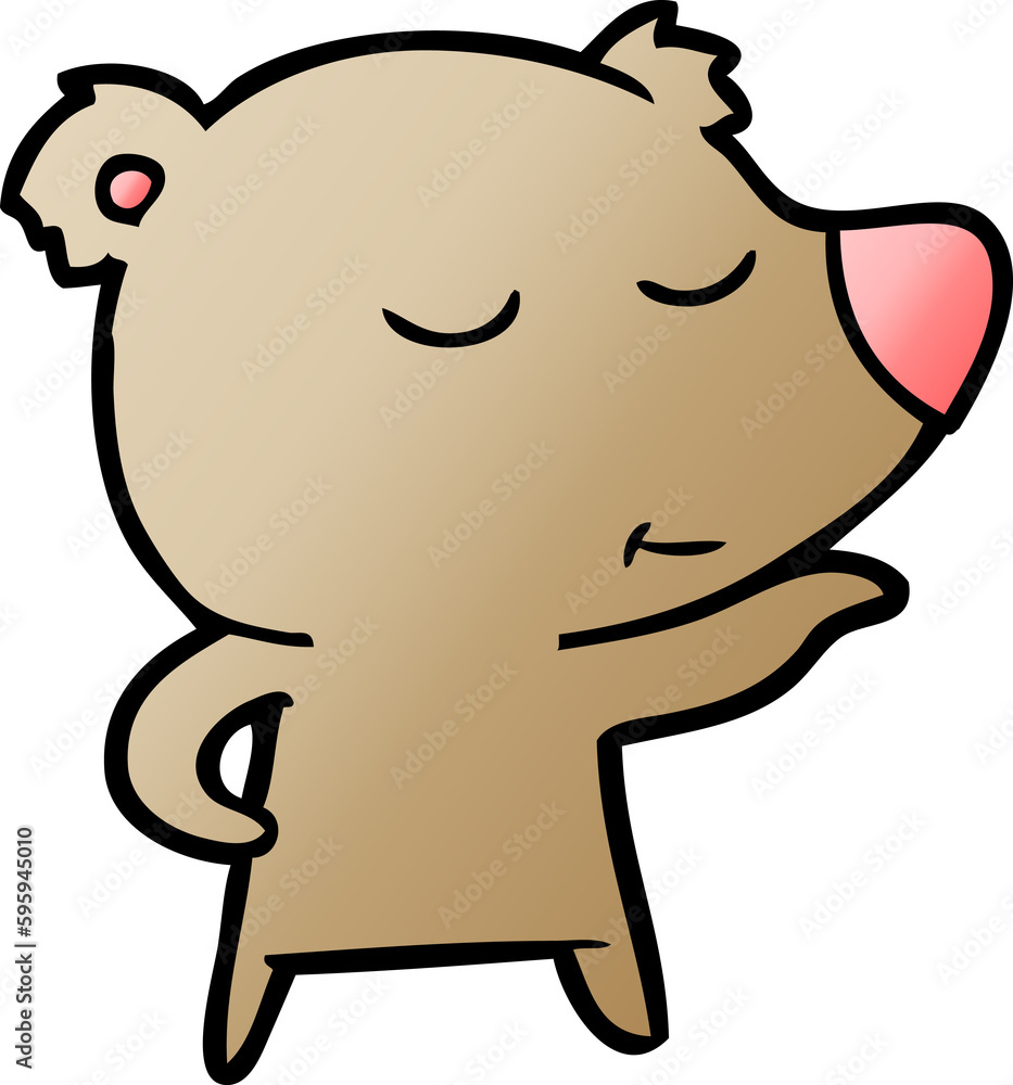 happy cartoon bear happy cartoon bear