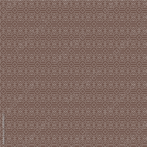 Beige and brown seamless pattern, wrapping, paper, decoupage paper, decorative wallpaper with geometric modern design