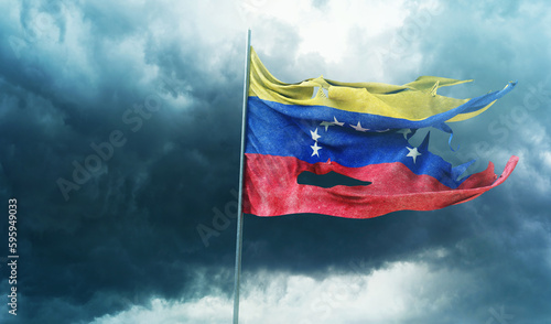 Venezuela, Bolivarian Republic of Venezuela - Waving Flag © Bilal Ulker