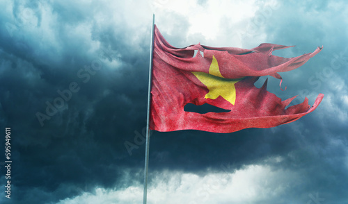 Vietnam, Socialist Republic of Vietnam - Waving Flag
