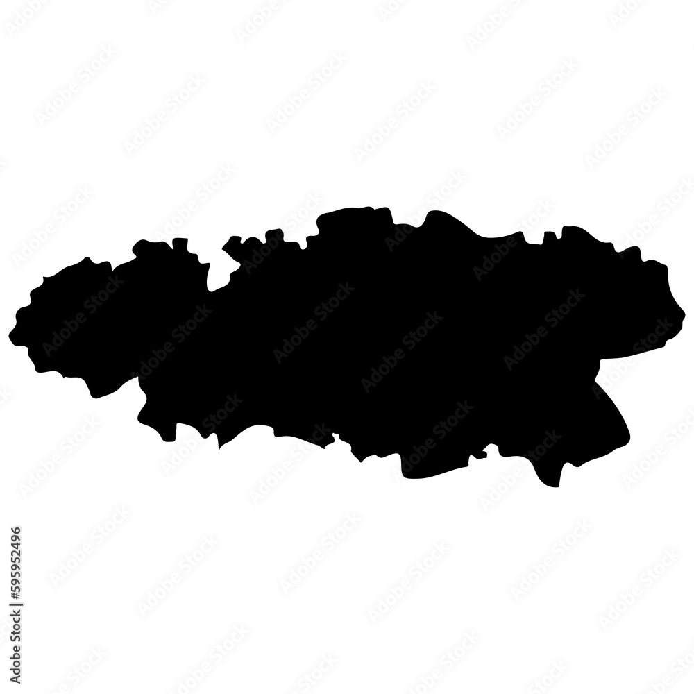 Obraz premium Black grunge stroke brush , banner, label, for your design, PNG.