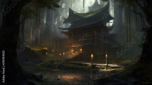 RPG Fantasy Game Art Background