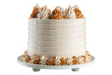 cake with cream frosting. png transparent background