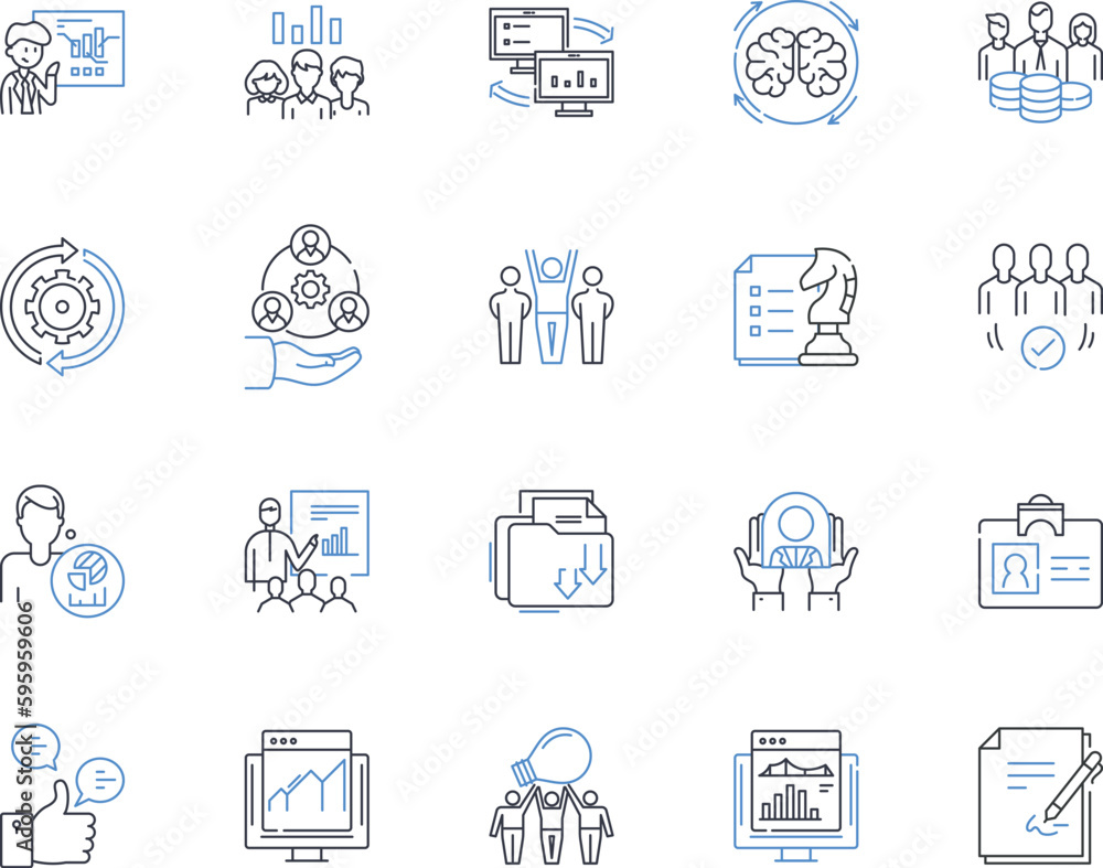 Entrepreneurial acumen line icons collection. Visionary, Creative, Innovative, Resourceful, Risk-taker, Opportunity-seeker, Strategic vector and linear illustration. Driven,Ambitious,Self-starter Entrepreneurial acumen line icons collection. Visionary, Creative, Innovative, Resourceful, Risk-taker, Opportunity-seeker, Strategic vector and linear illustration. Driven,Ambitious,Self-starter