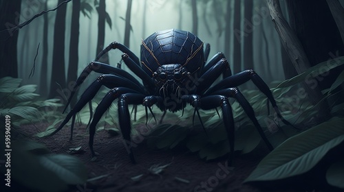 A Mysterious Evil Spider in the Middle of Big Forest | 4K UHD