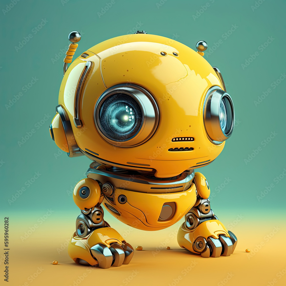 3d creatures illustration. Generative AI. 3d creatures illustration. Generative AI.