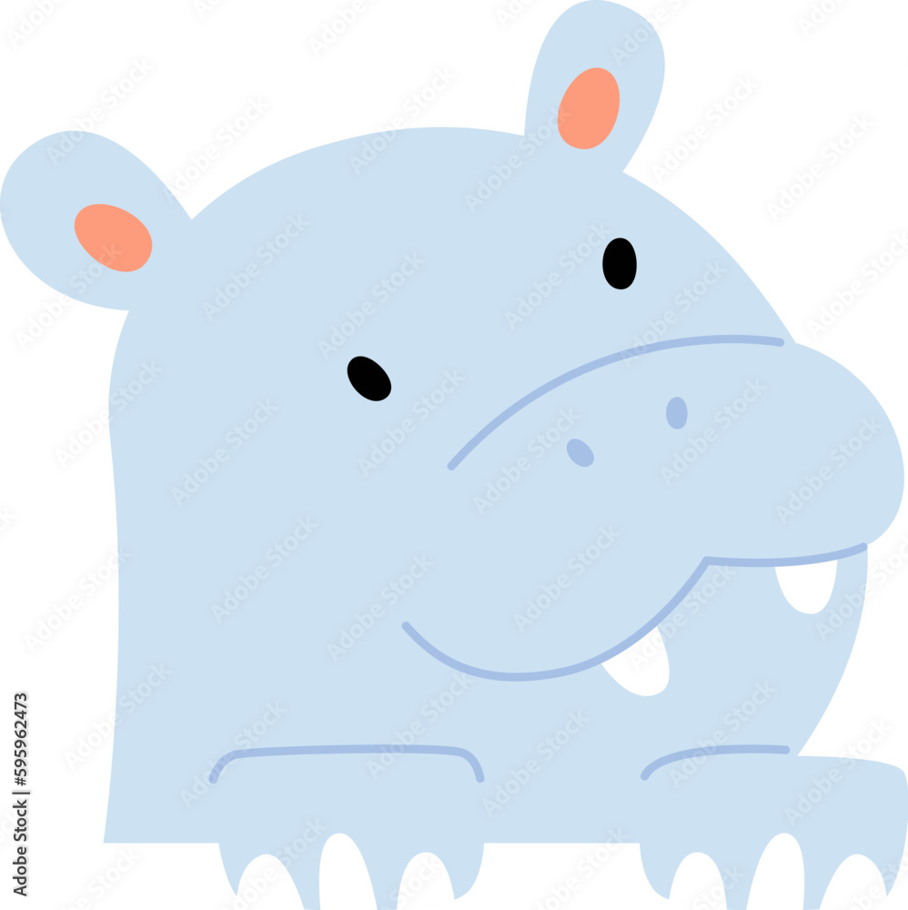 Hippo Animal Head Hippo Animal Head