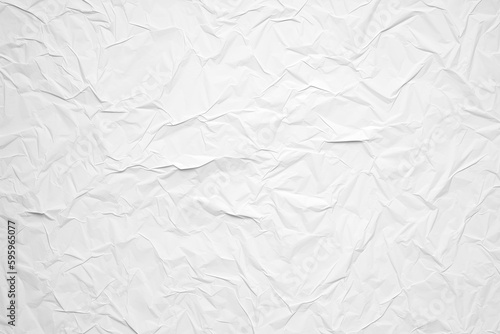 white paper texture is crumpled.white background for various purposes