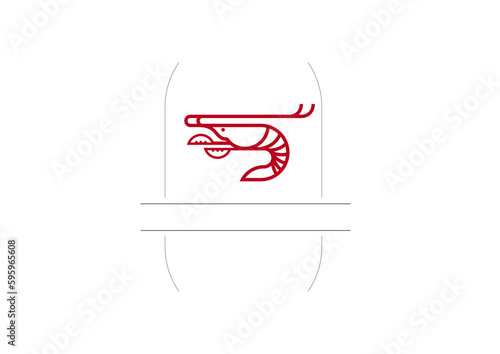 Crawfish lobster restaurant seafood shrimp logo