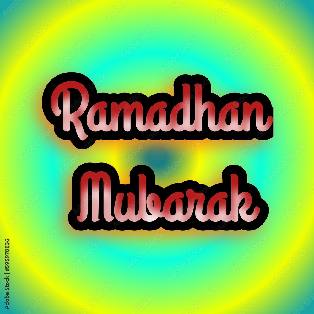 Ramadahan mubarak greeting card template illustration Ramadahan mubarak greeting card template illustration