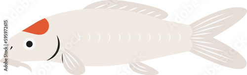 Koi fish illustration.