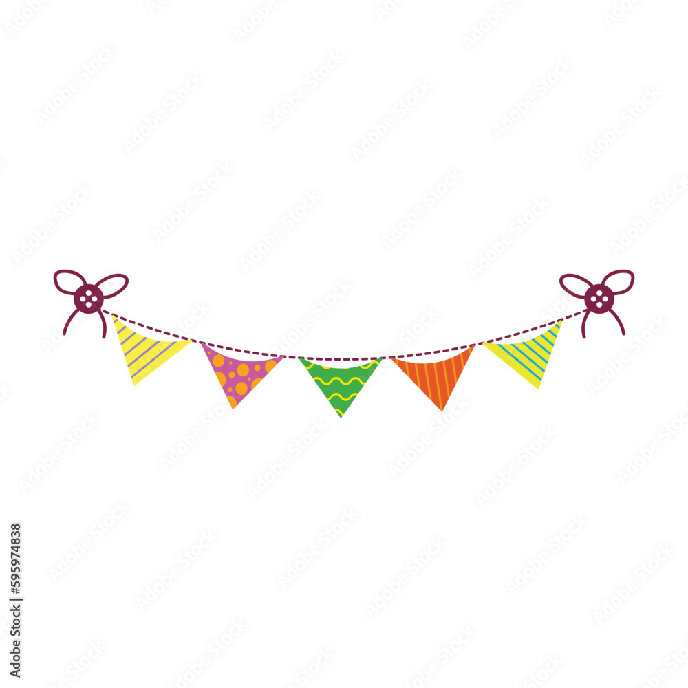 Party Bunting Illustration