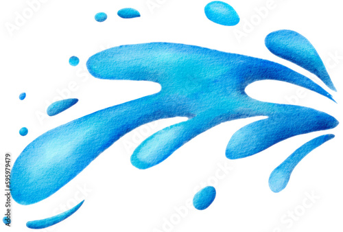 water splash watercolor png