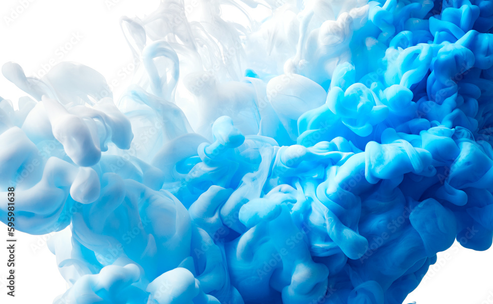 Blue paint splash abstract texture background