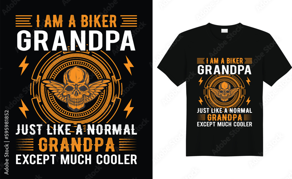 biker grandpa tshirt design,motorbike tshirt design