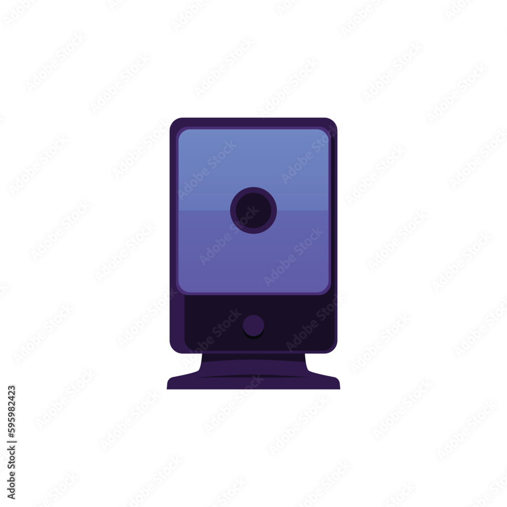 Humidifier or steam diffuser for home air, flat vector illustration isolated. Humidifier or steam diffuser for home air, flat vector illustration isolated.
