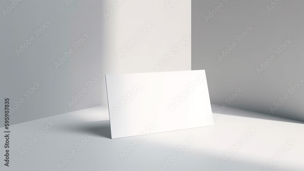 Fototapeta premium Personal card blank mockup